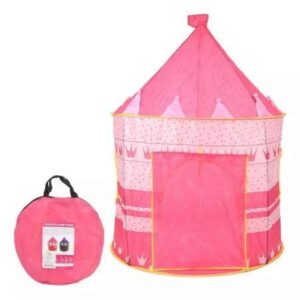 Carpa infantil castillo desmontable rosa