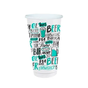 Vaso xl plástico estampado cliker