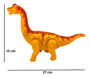 Dinosaurio cuello largo luz y sonido