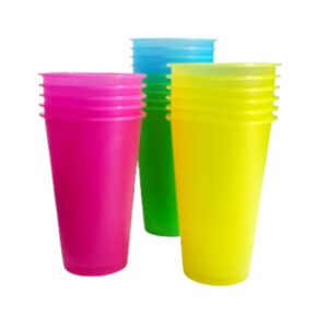 Vaso fluor plástico 750ml cliker