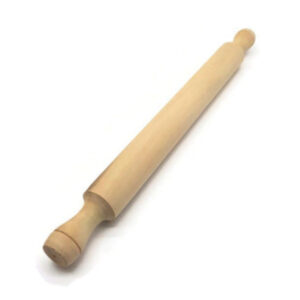 Palo de amasar fino madera pino 30cm