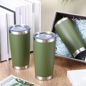 Vaso térmico Acero inoxidable verde 500m