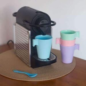 Taza plastica nespresso cliker