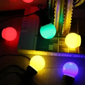 Guirnalda luces led multicolor 10 focos