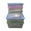Contenedor hermetico rectangular 14lts. Dif plast grande