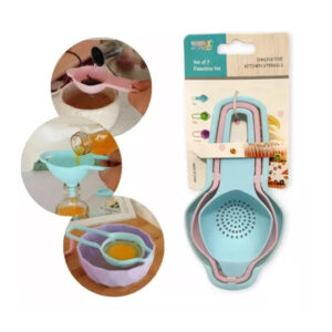 Set utensilios cocina plásticos pastel