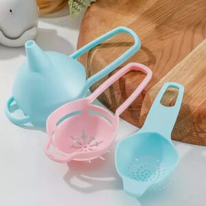 Set utensilios cocina plásticos pastel