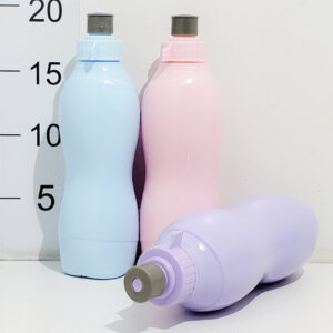 Botella plastica pull up 300ml crom