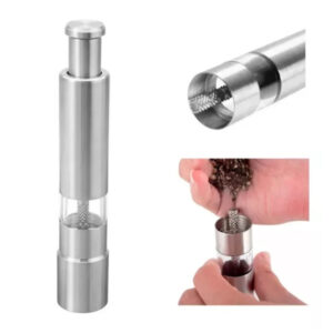 Molinillo pimentero a piston acero inox