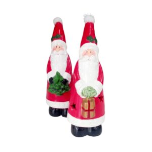 Figura Papa Noel con luz