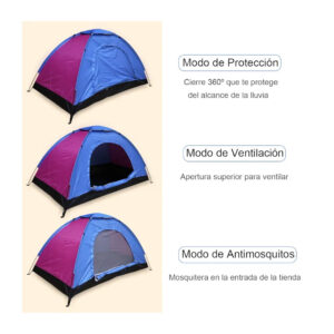 Carpa camping para 2 personas