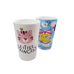 Vaso con diseños infantiles