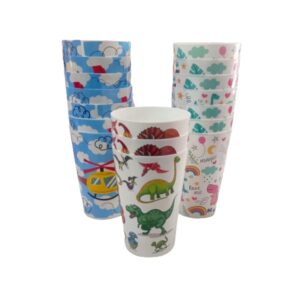 Vaso con diseños infantiles