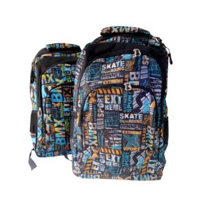 Mochila escolar urbana estampada