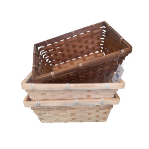 Canasta mimbre rectangular kyk