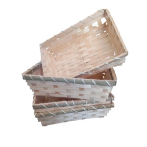 Canasta mimbre rectangular color natural