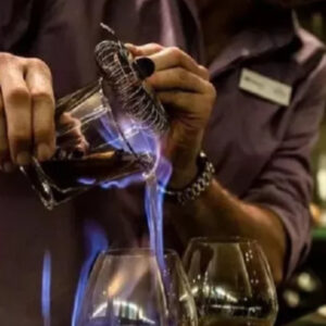 Colador oruga para cocteleria