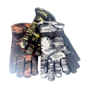 Guantes para moto camuflado