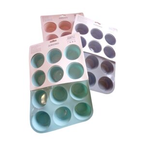 Molde silicona para muffins x 12