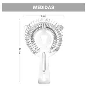 Colador oruga para cocteleria
