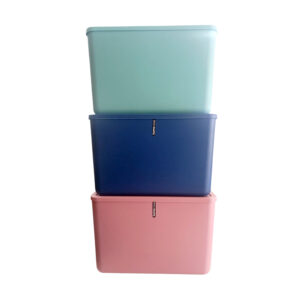 Caja organizadora con tapa kuma Home baja alta
