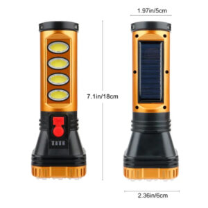 Linterna Solar Recargable Led Iluminacion Multifuncional