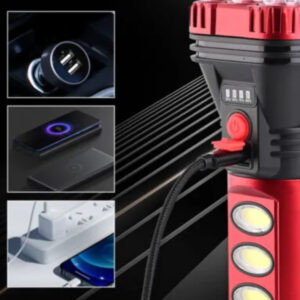 Linterna Solar Recargable Led Iluminacion Multifuncional