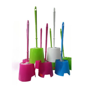 Escobilla para baño contenedor plastico