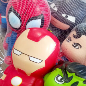 Apretables Squishy orbis antiestres super heroes