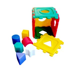 Cubo didáctico plastico jug.ar