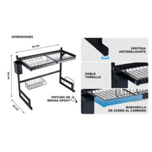 Escurridor para platos gastronomico chico