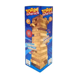 Jenga en madera 54 piezas arval