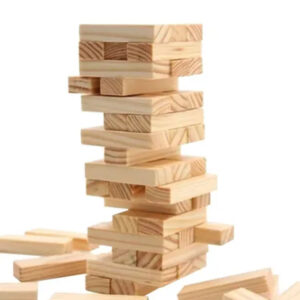 Jenga en madera 54 piezas arval