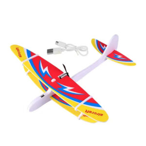 Modelo De Avión Eléctrico Luminoso Con Carga Usb