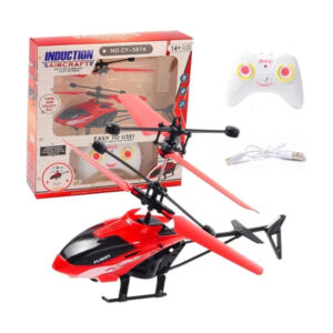Helicóptero dron Control Remoto Recargable Con Luz Juguetes Niños