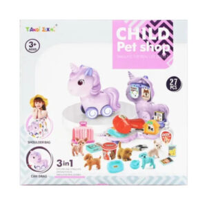 Set tienda de mascostas unicornio