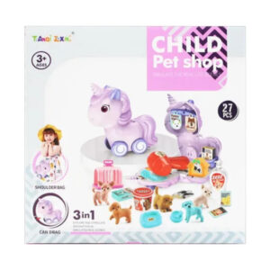 Set tienda de mascostas unicornio