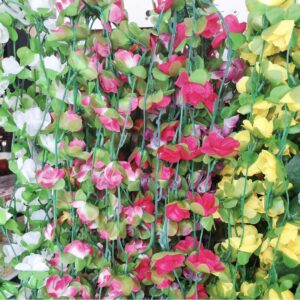 Enredadera tira de flores artificial simple