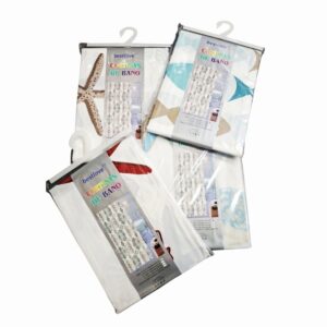 Cortina para baño estampada