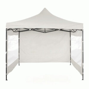 Gazebo plegable metalico grande 3 paredes