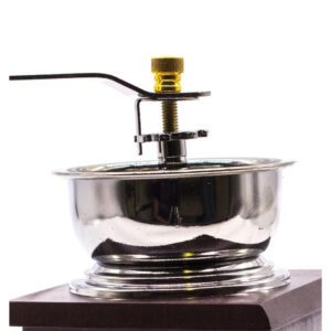 Molinillo de café manual con ajuste de grano de café espresso marrón