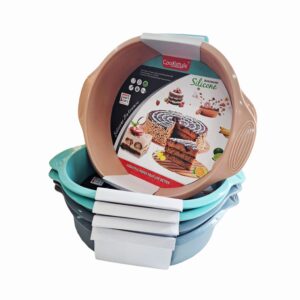 Molde circular con asas silicona