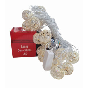 Luces cálidas 5mts decoradas (746-43)