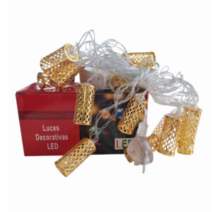 Luces cálidas 5mts decoradas (739)