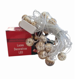 Luces cálidas 5mts decoradas (744)