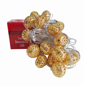 Luces cálidas 5mts decoradas (748)