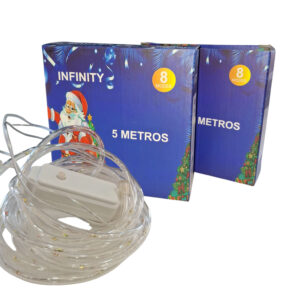 Manguera de luces Led 5mts multicolor 8 modos