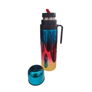 Termo acero inoxidable tornasolado 1 litro manija