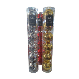 Set bolas navideñas n°6 cilindro