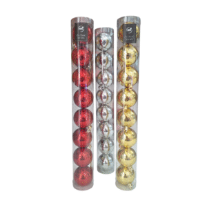 Set bolas navideñas n°5 cilindro